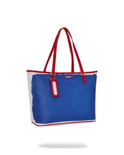 KEITH HARING THE BIG BLUE PURSE ART TOTE