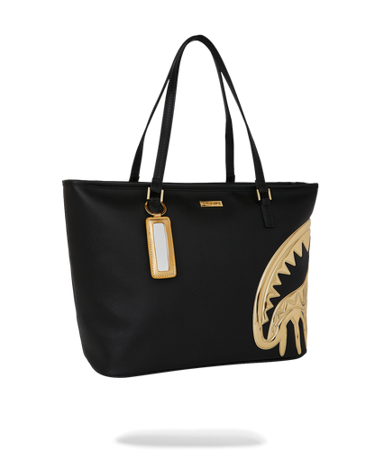 GOLDHEART SHARK DRIP TOTE