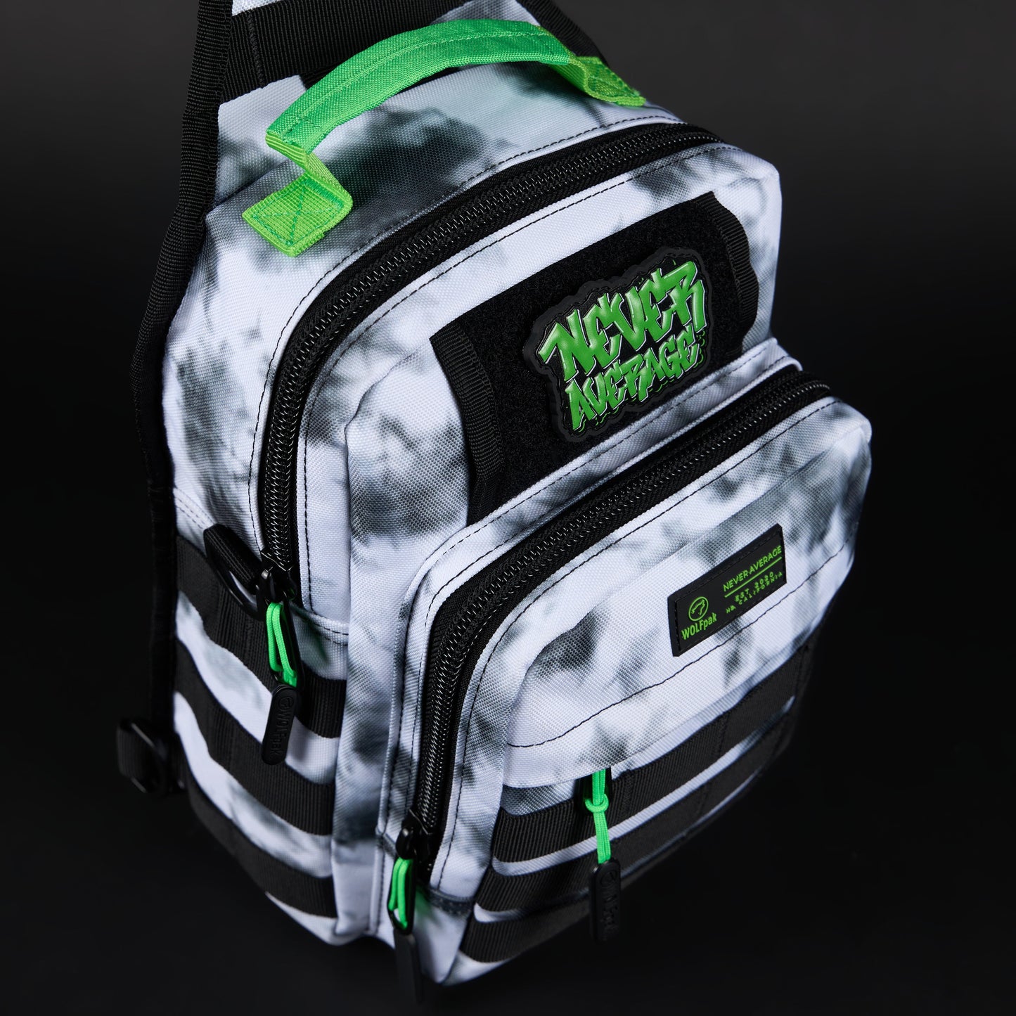 9L Tactical Sling Bag Graffiti Green