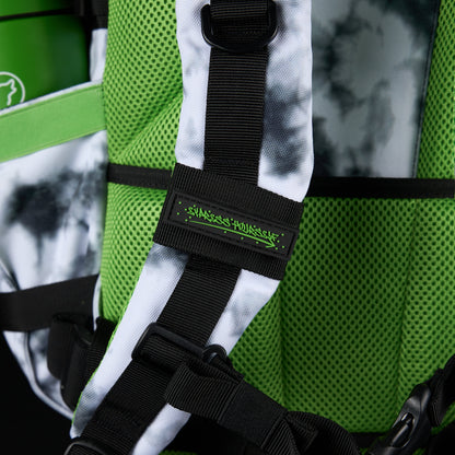 35L Backpack Graffiti Green