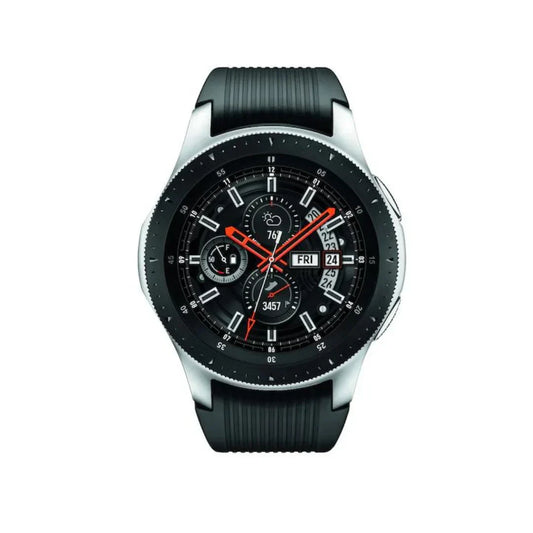 Unlocked - Samsung Galaxy Watch 46mm Stainless Steel - Silver - SM-R805UZSAXAR