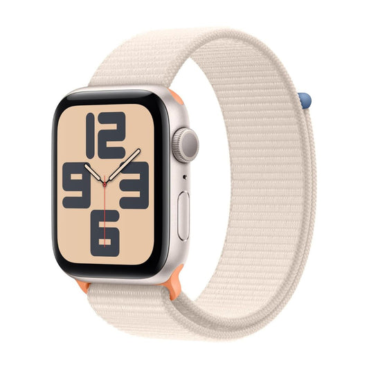 Apple Watch SE 2nd Gen (GPS) 44mm Starlight Aluminum Case w/ Starlight Sport Loop ? MRE63LL/A