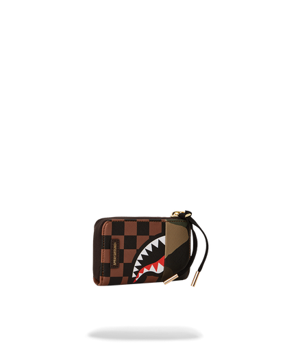 EXTERIOR GOLD ZIP POCKET SHARKS IN PARIS WALLET