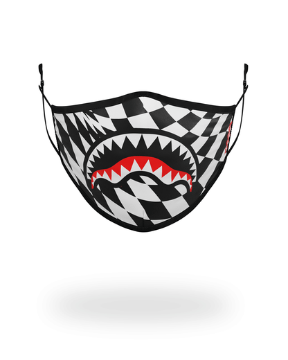 TRIPPY CHECK FACE MASK