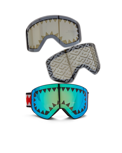 SKY HIGH SEEKERS ARCTIC SKI GOGGLES (3 INTERCHANGEABLE LENSES)