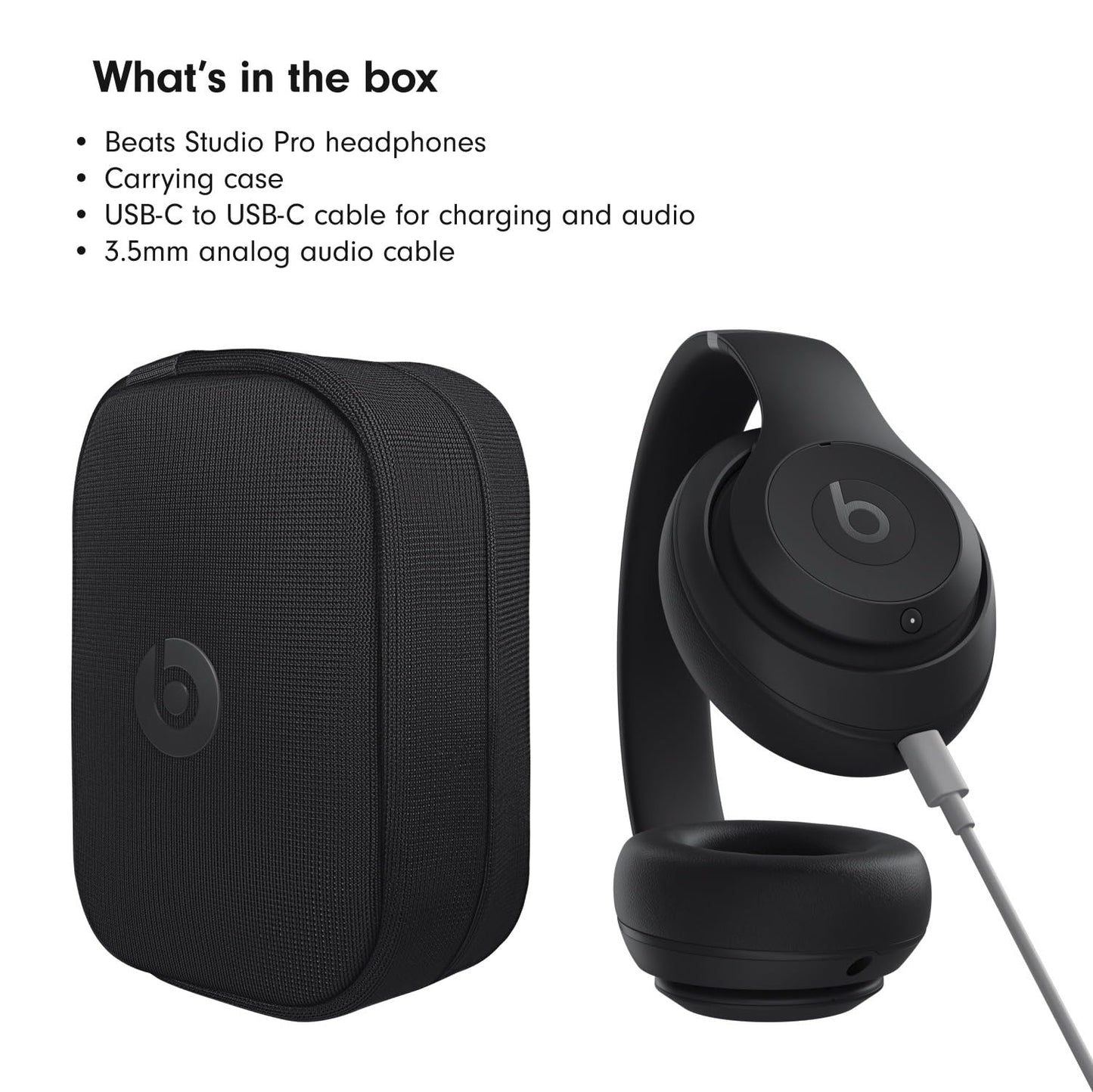 Beats Studio Pro - Wireless Noise Cancelling Over-the-Ear Headphones - Black - MQTP3LL/A