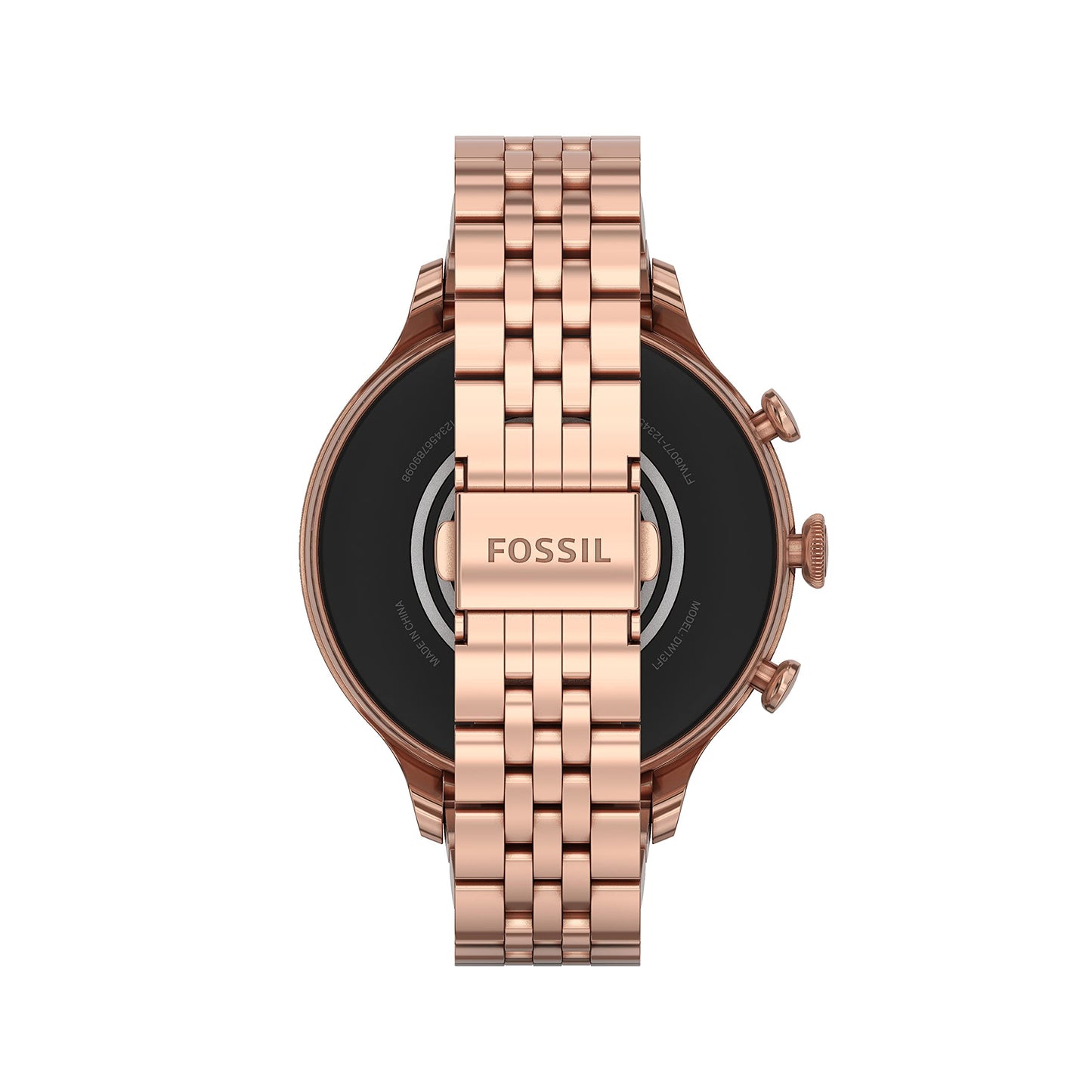 Fossil Gen 6 Smartwatch 42mm Rose Gold-Tone Stainless Steel - Rose Gold - FTW6077V