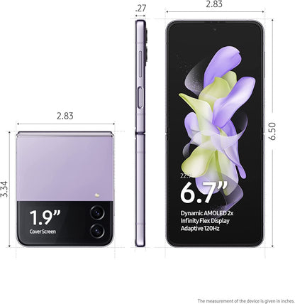 AT&T Samsung Galaxy Z Flip4 256GB - Bora Purple - SM-F721ULVEATT