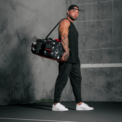 40L Ultimate Duffle Bag Black Lightning Immortal Red (SALE)
