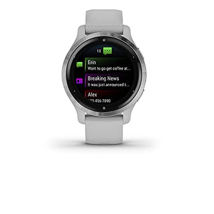Garmin - Venu 2S GPS Smartwatch 40 mm Silver Bezel with Mist Gray Case - 010-02429-02