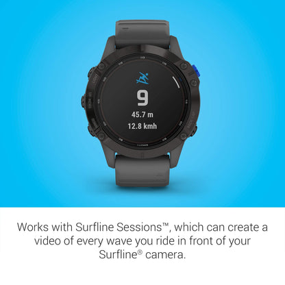 Garmin - Fenix 6 Pro Solar GPS Smartwatch 47mm Fiber-Reinforced Polymer - Black -  010-02410-10