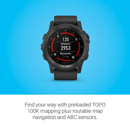 Garmin Tactix Charlie GPS Watch - Black - 010-02084-00