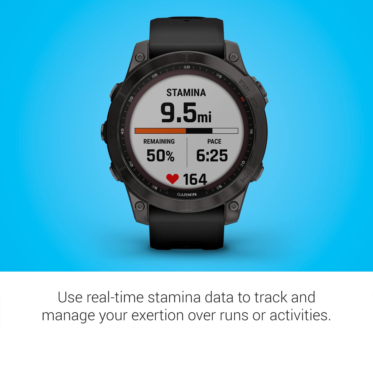 Garmin fenix 7 Solar GPS Smartwatch 47mm - Slate Gray - 010-02540-10