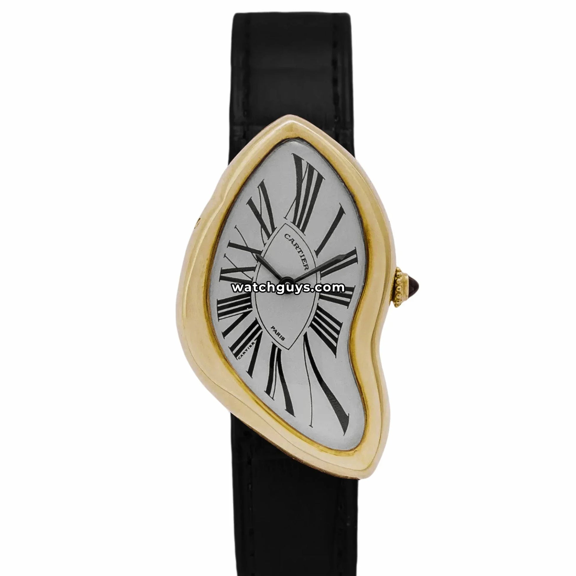 Cartier Crash White Dial 18K Yellow Gold