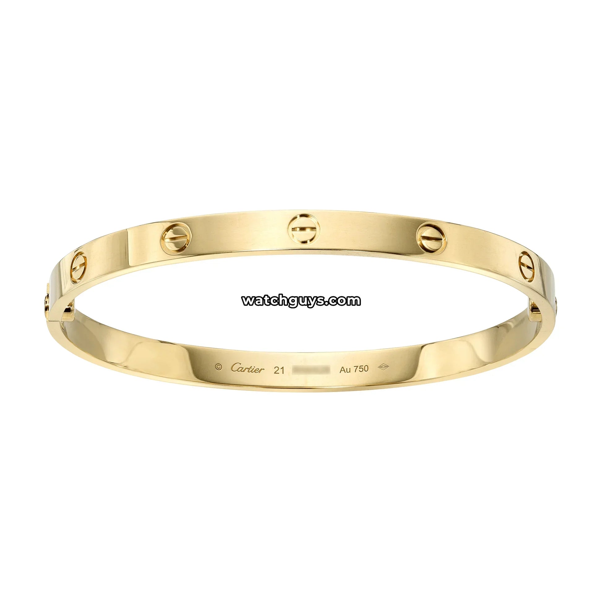 Cartier Love Bracelet 18K Yellow Gold Size 21