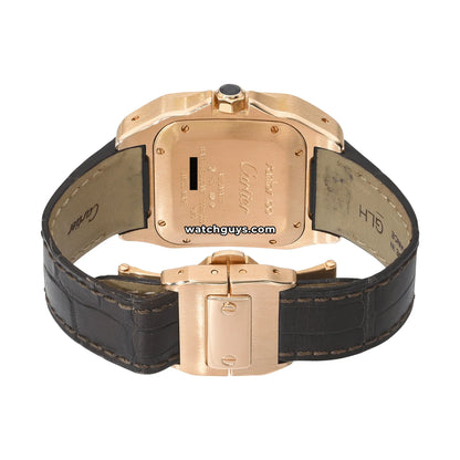 Cartier Santos 100 Medium Rose Gold W20108Y1
