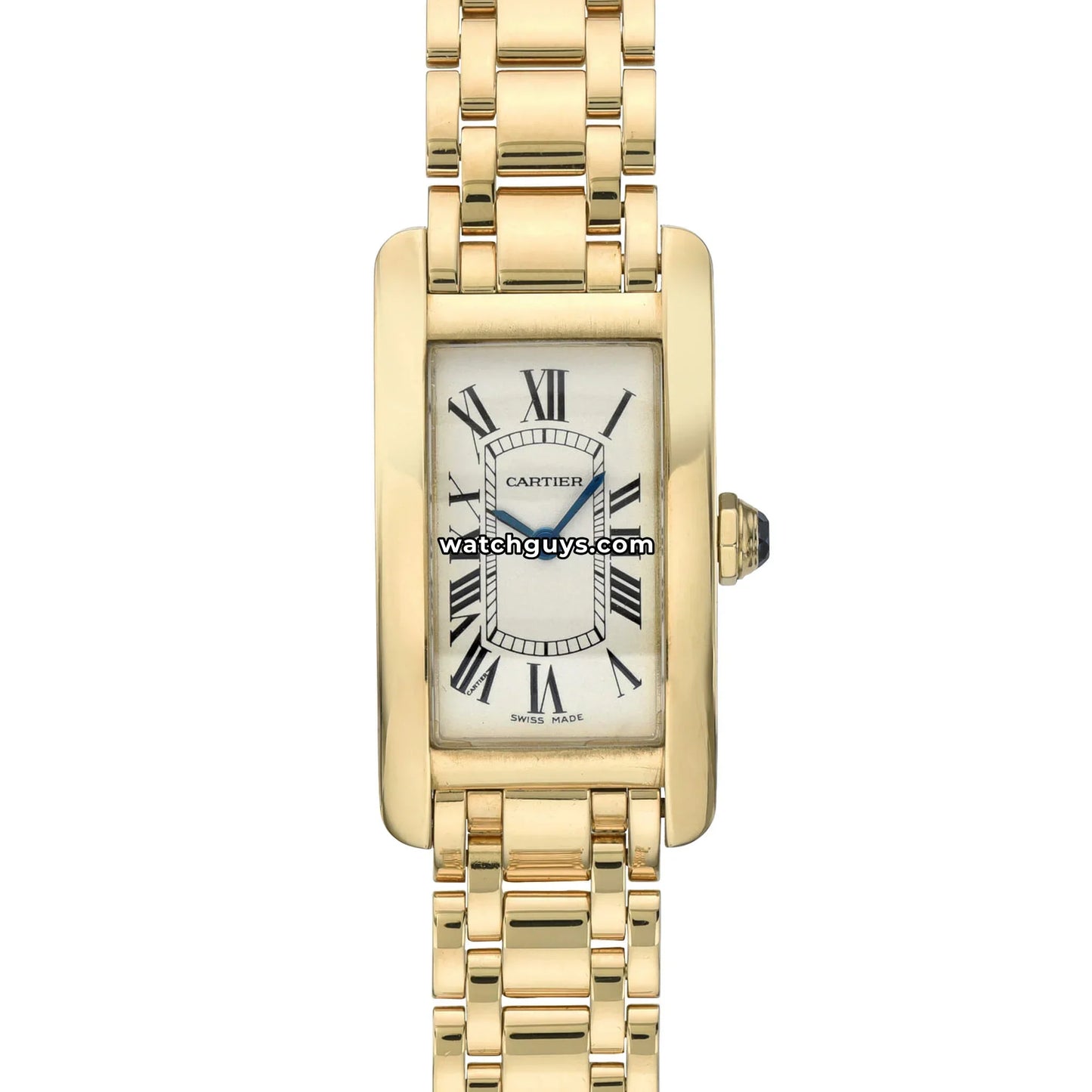 Cartier Tank Americaine W26015K2 Yellow Gold