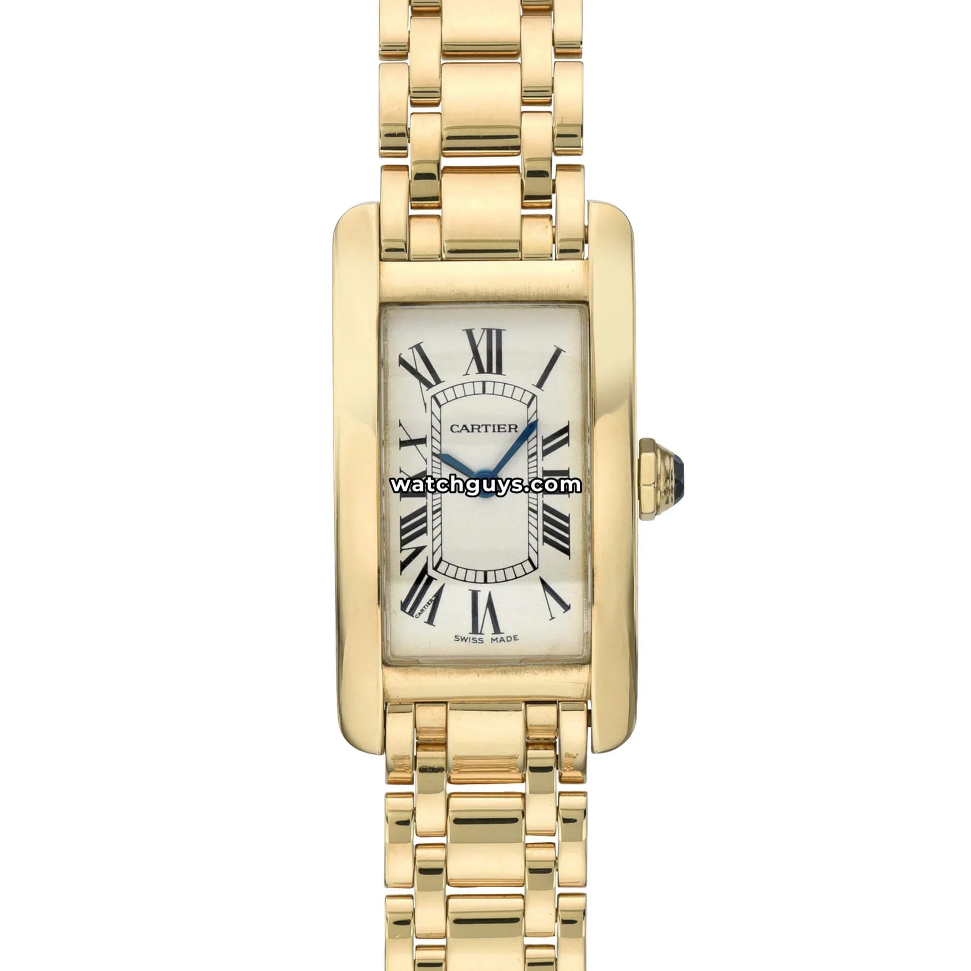 Cartier Tank Americaine W26015K2 Yellow Gold