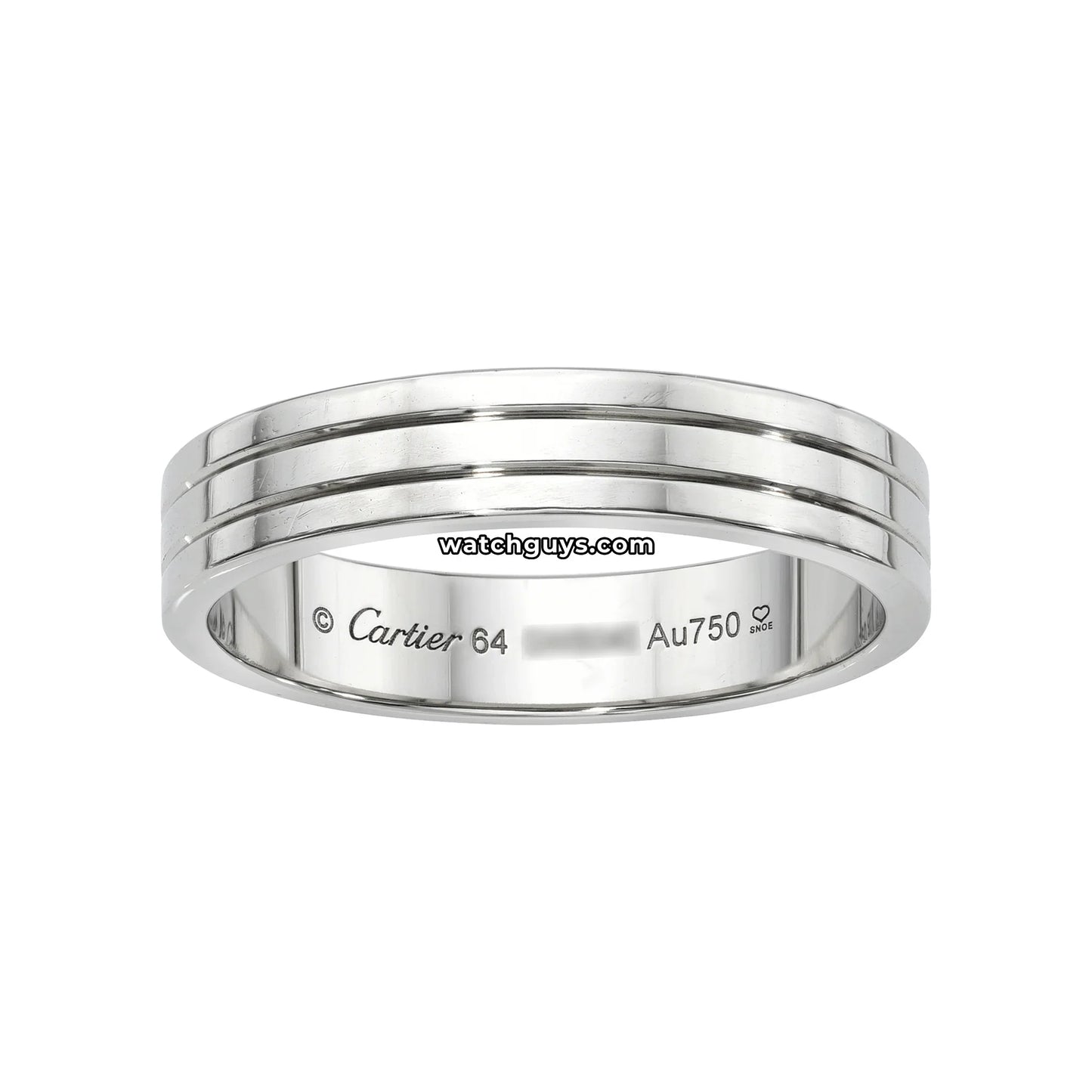 Cartier Verdome Louis Wedding Band 18K White Gold