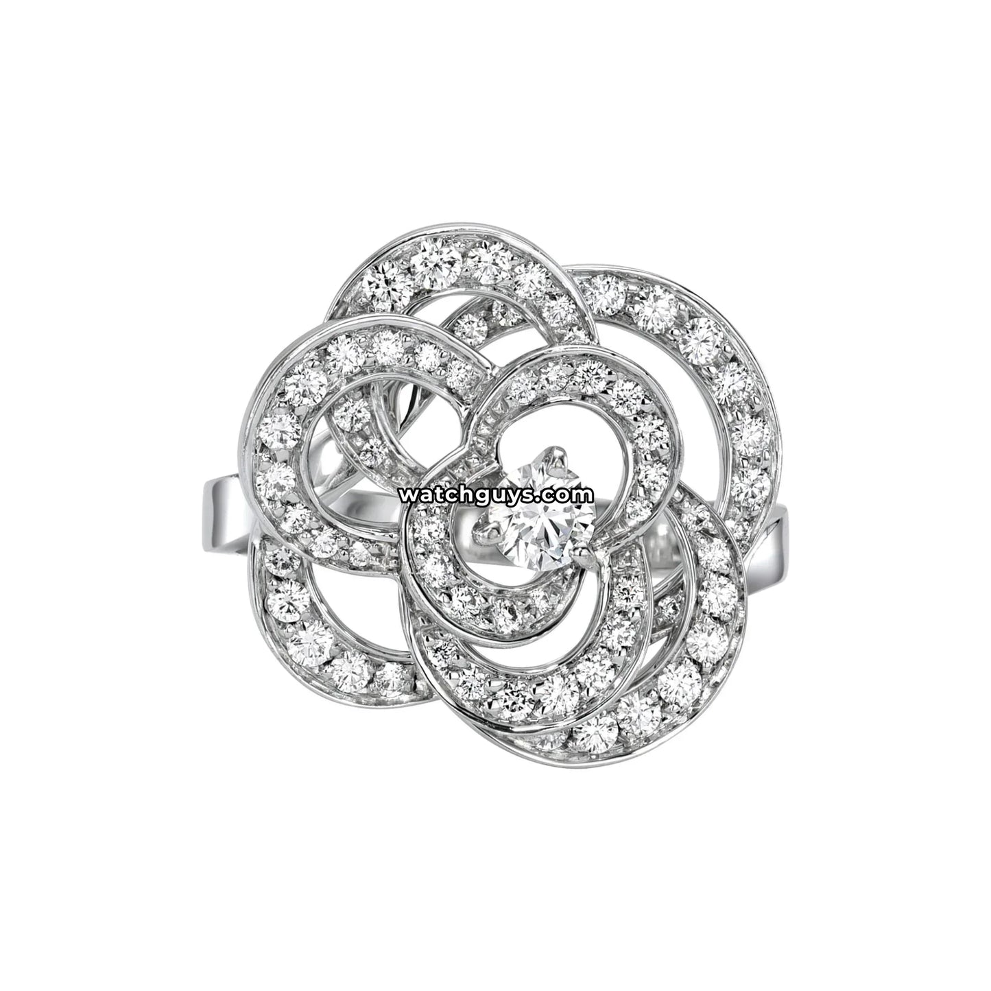 Chanel Fil De Camélia Diamond Ring