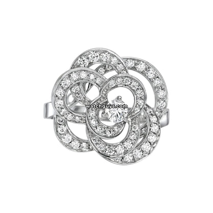Chanel Fil De Camélia Diamond Ring