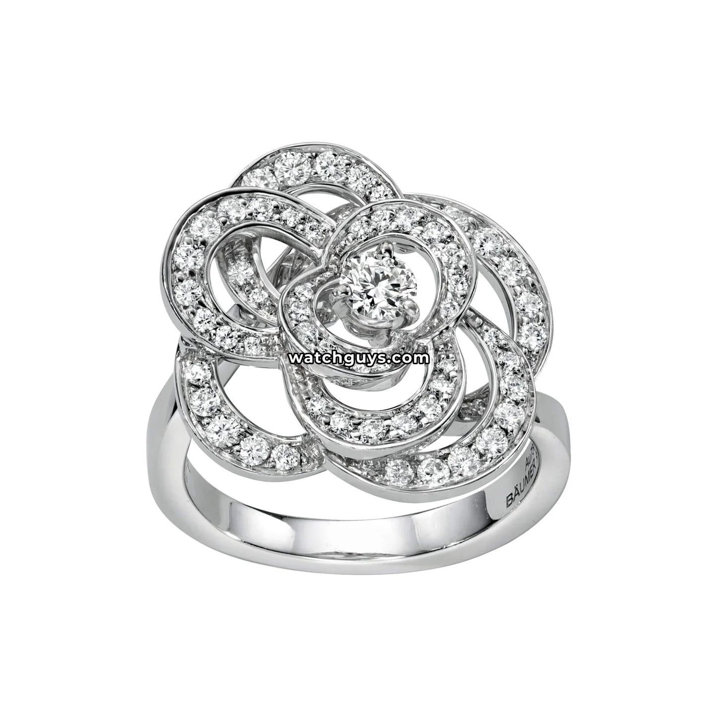 Chanel Fil De Camélia Diamond Ring
