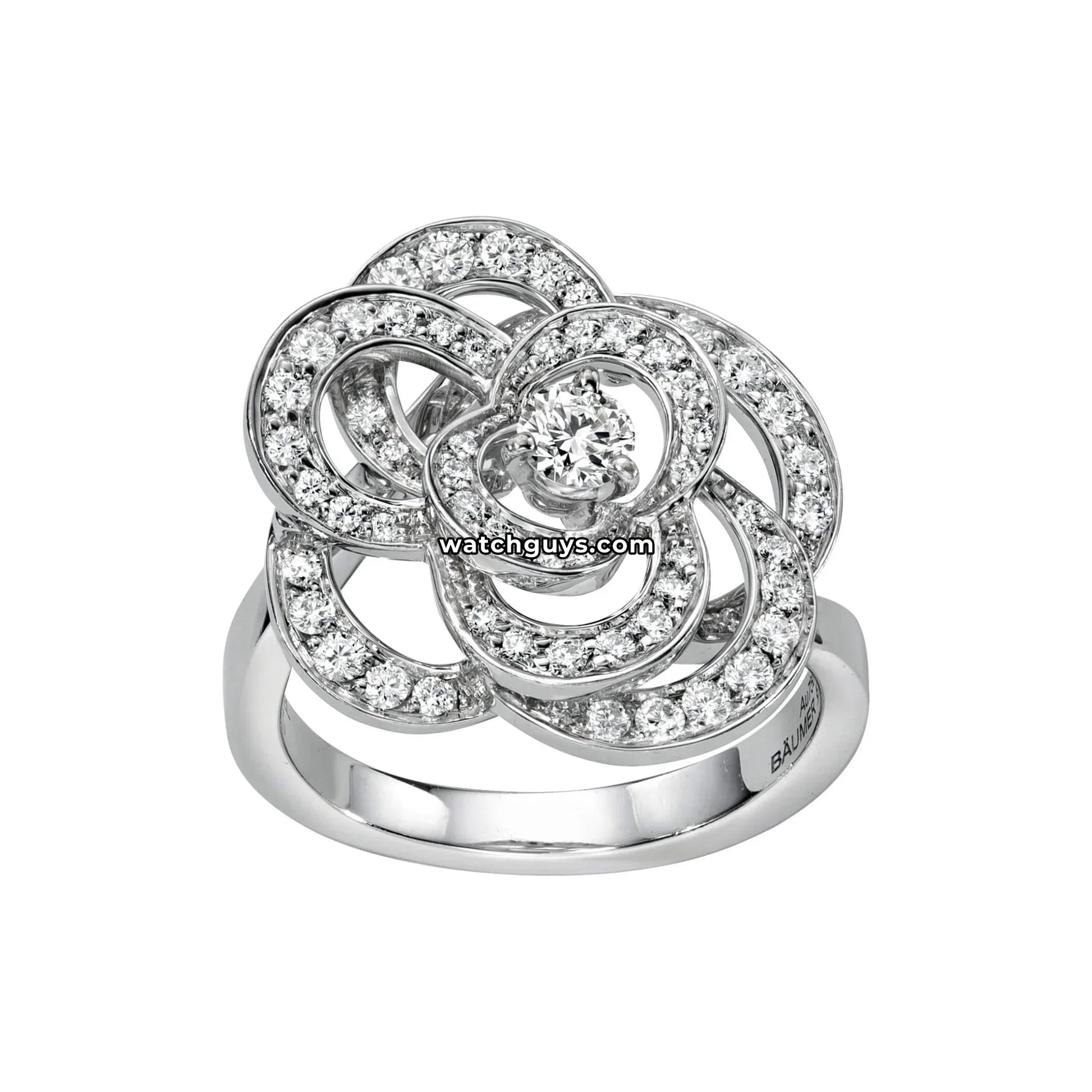 Chanel Fil De Camélia Diamond Ring