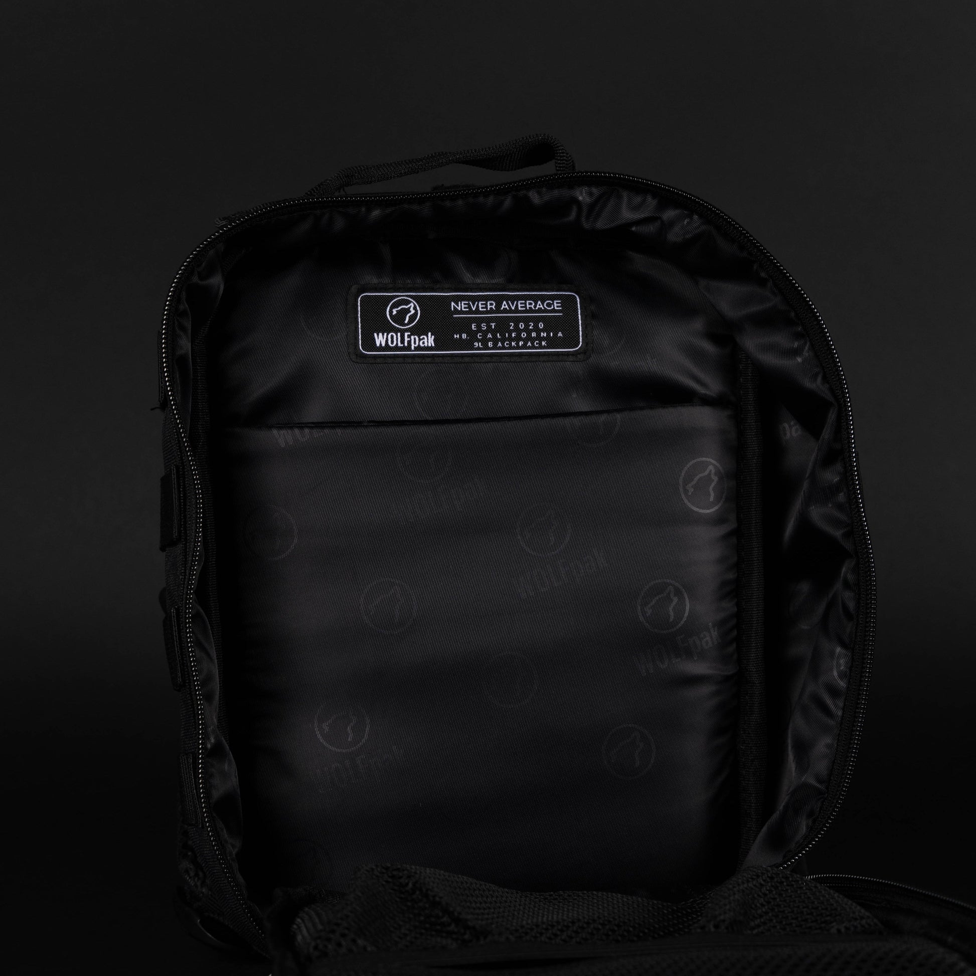 9L Backpack Mini Black Leopard