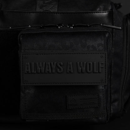 30L Perfect Duffle Bag Black Leopard