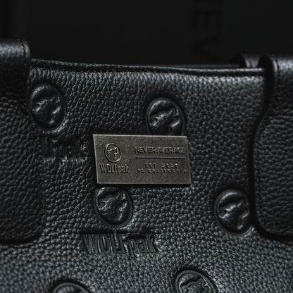 Tote Bag Black Luxury Leather