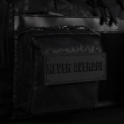 30L Perfect Duffle Bag Black Leopard
