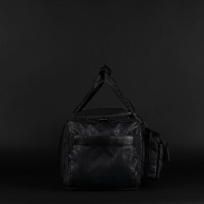 30L Perfect Duffle Bag Black Leopard