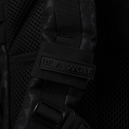 35L Backpack Black Leopard