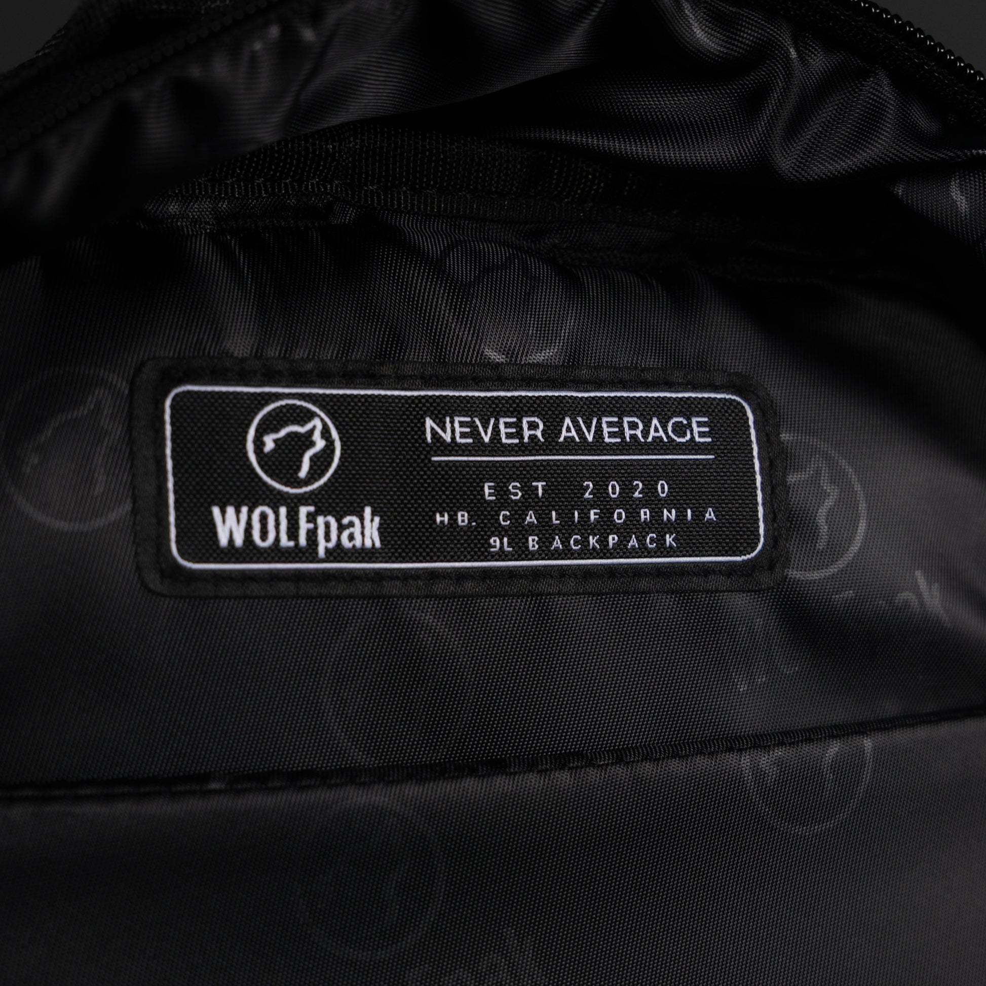 9L Backpack Mini Black Leopard
