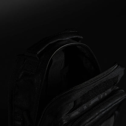 9L Tactical Sling Bag Black Leopard