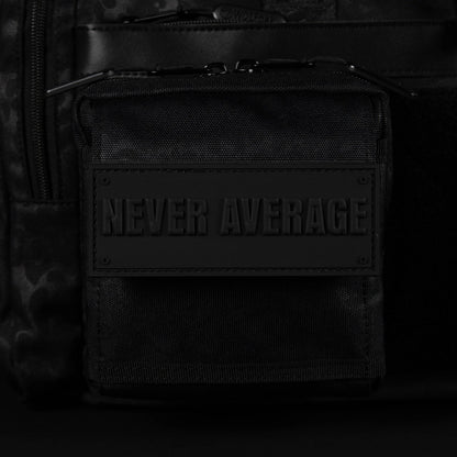 30L Perfect Duffle Bag Black Leopard