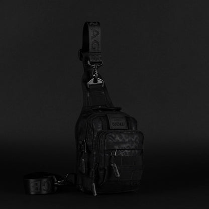 4L Mini Tactical Sling Bag Black Leopard