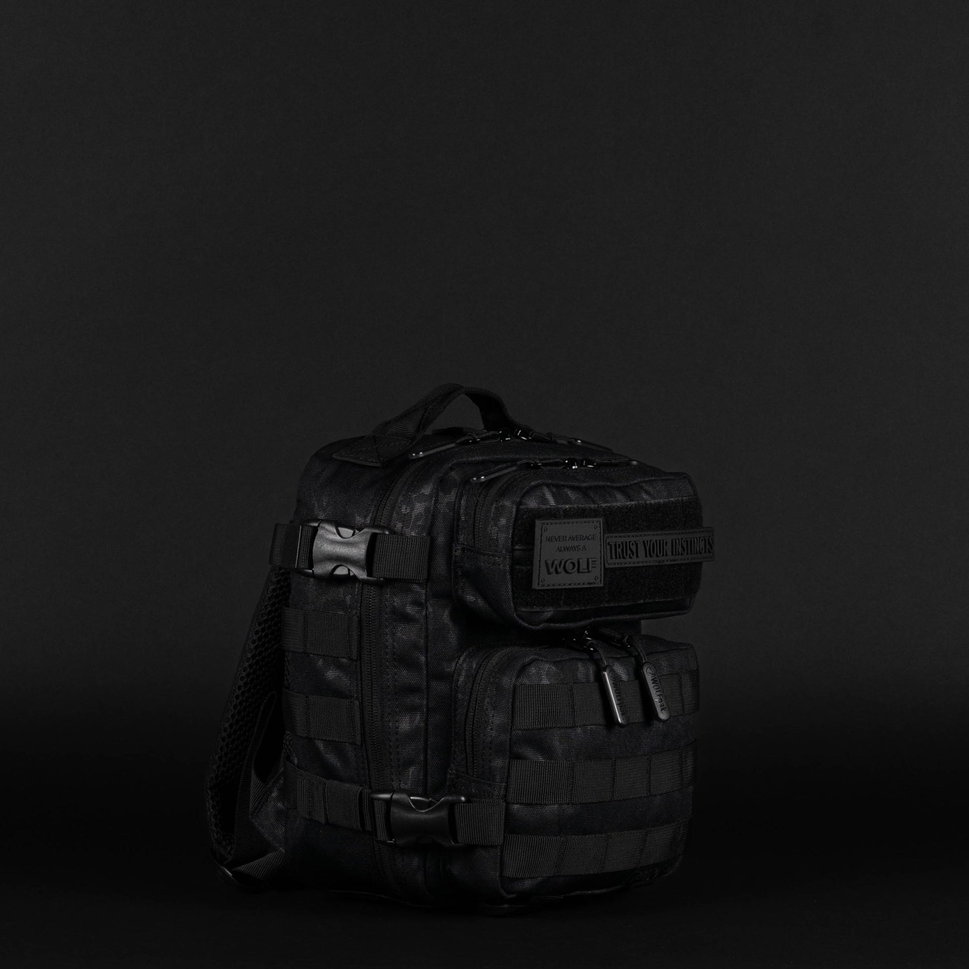 9L Backpack Mini Black Leopard