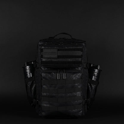 45L Backpack Black Leopard