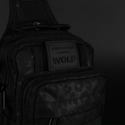4L Mini Tactical Sling Bag Black Leopard