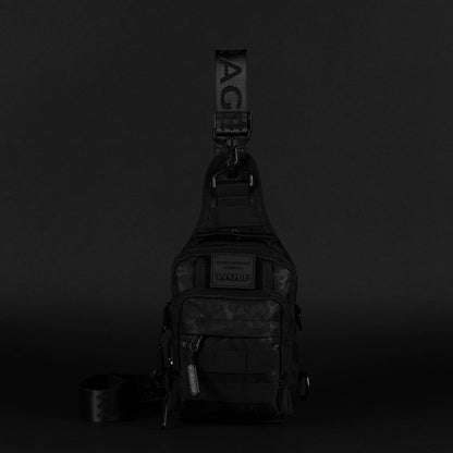 4L Mini Tactical Sling Bag Black Leopard