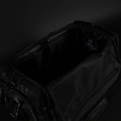 30L Perfect Duffle Bag Black Leopard