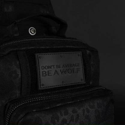 9L Tactical Sling Bag Black Leopard
