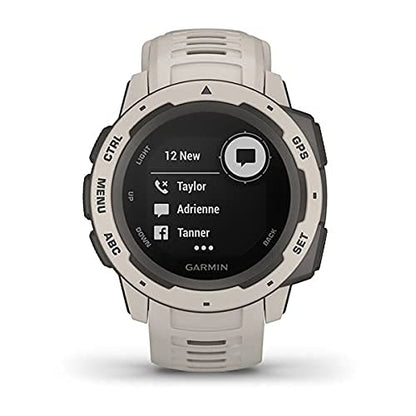 Garmin - Instinct Smartwatch Fiber-Reinforced Polymer - Tundra - 010-02064-01