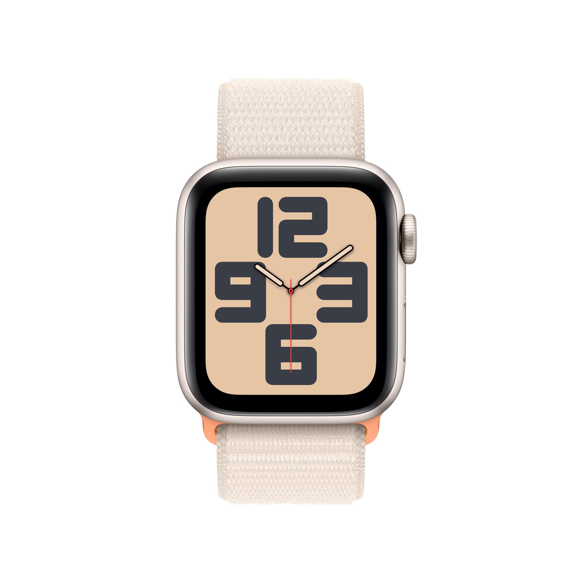 Apple Watch SE 2nd Generation (GPS + Cellular) 44mm Starlight Aluminum Case with Starlight Sport Loo