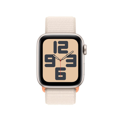 Apple Watch SE 2nd Generation (GPS + Cellular) 44mm Starlight Aluminum Case with Starlight Sport Loo