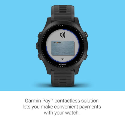 Garmin Forerunner 945, Premium GPS Running/Triathlon Smartwatch with Music, Black - 010-02063-00