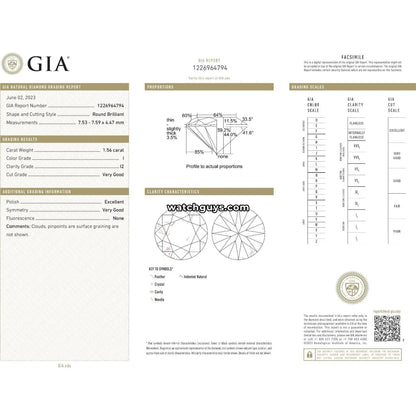 Diamond Stud Earrings 3.08 Carat TW 14K White Gold GIA Certified