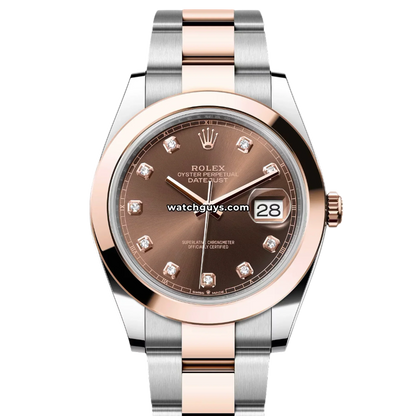 Rolex Datejust 126301 Chocolate Diamond Oyster