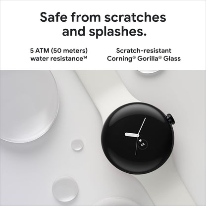 Verizon Pixel Watch Black Stainless Steel 41mm Case w/Obsidian Band - GA03311-US